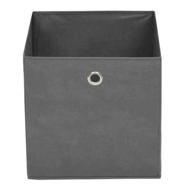 Säilytyslaatikot 10 kpl kuitukangas 32x32x32 cm harmaa - Säilytyslaatikko - Säilytyslaatikot - Home & Living
