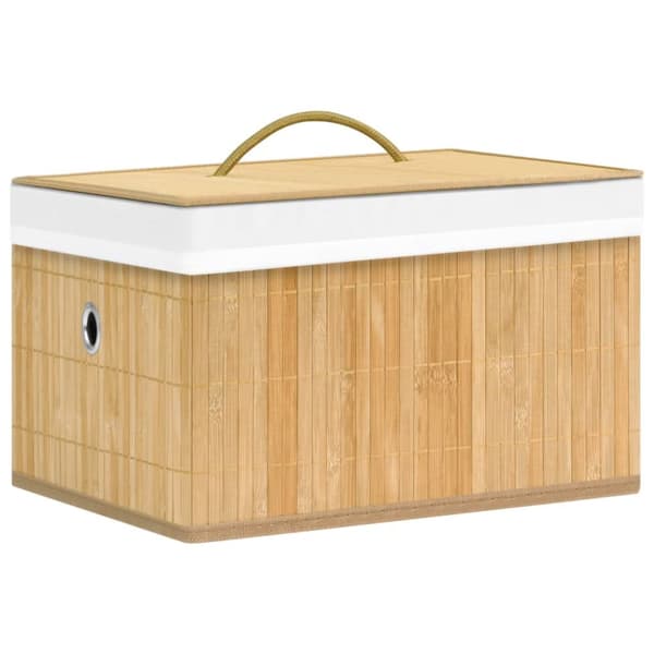 Förvaringslådor bambu 4 st - Förvaringslåda - Förvaringslådor - Home & Living