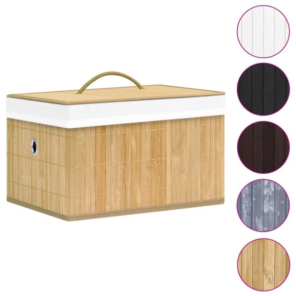 Förvaringslådor bambu 4 st - Förvaringslåda - Förvaringslådor - Home & Living