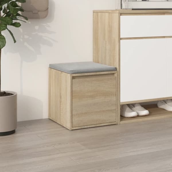 Låda sonoma-ek 40,5x40x40 cm konstruerat trä - Låda - Lådor - Home & Living