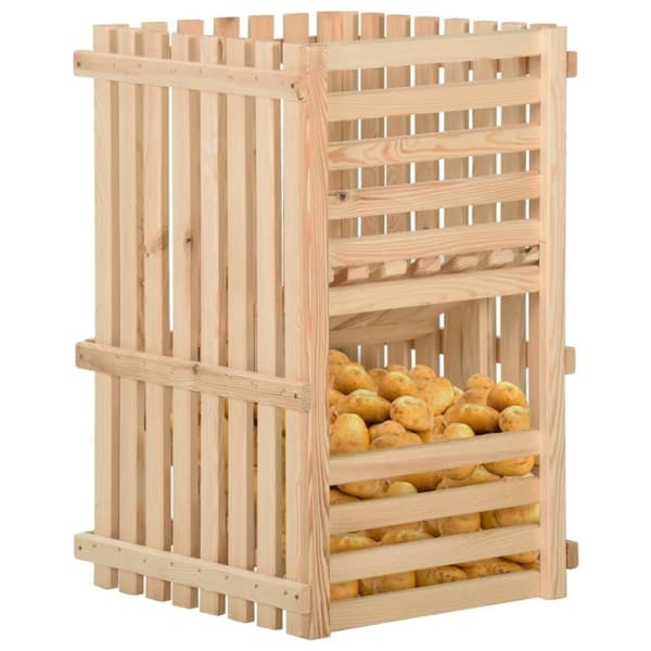 Potatislåda 50x50x80 cm massiv furu - Potatislåda - Potatislådor - Home & Living