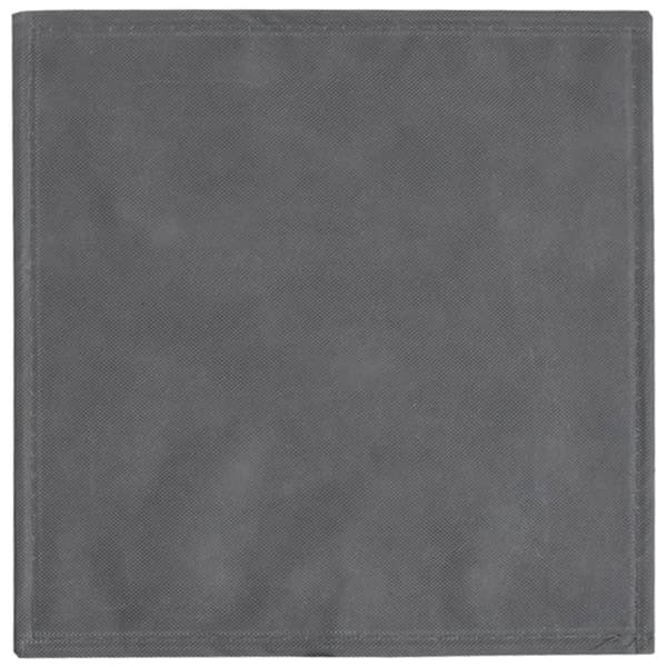 vidaXL Vikbar förvaringslådor 4 st grå 32x32x32 cm non-woven tyg