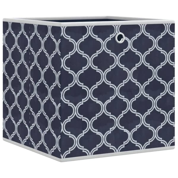 vidaXL Taitettavat säilytyslaatikot 10 kpl Sininen 32x32x32 cm