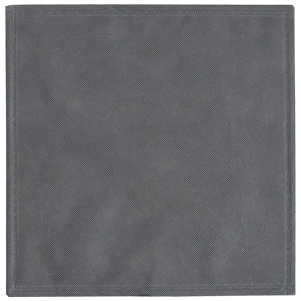 vidaXL Oppbevaringsbokser 10 stk grå 32x32x32 cm ikke-vevet stoff