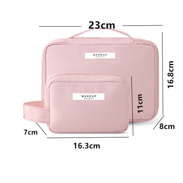 INF Bærbar kosmetisk taske Oxford Cloth Travel Makeup Organizer