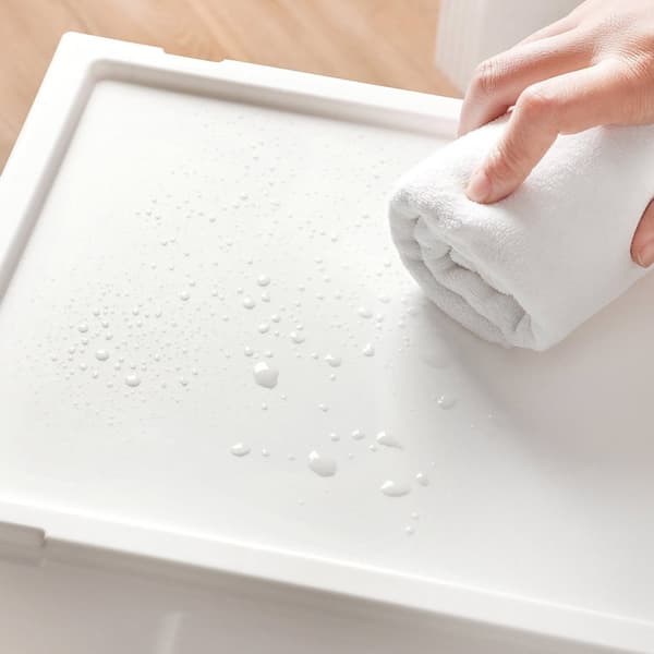 Skoboxar - Plastskoslagringsspelare med dörr - 27 x 34,5 x 19 cm - transparent