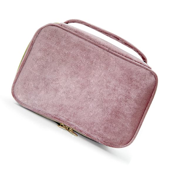 INF Velvet Makeup Brush Storage Bag - Travel Cosmetic Organizer