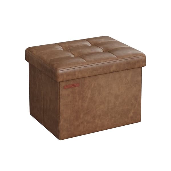 Sammenfoldelig sofa med opbevaringsplads 41 cm blæk -sort