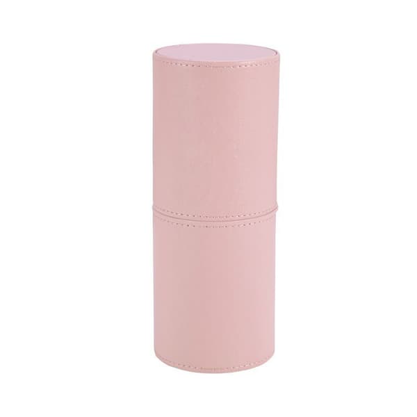 INF PU Leather Makeup Brush Holder Organizer Rosa