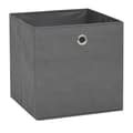 Miniatyrbild 2 av 2: Förvaringslådor 10 st non-woven tyg 32x32x32 cm grå