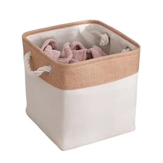 Moorle Opbevaringsboks, Cube Opbevaringsboks 33x33x33 cm - Opbevaringskurv Stofkurv til skabe og hylder