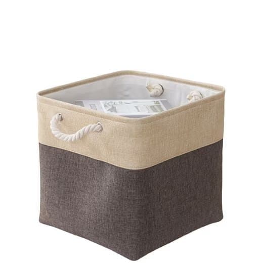 Moorle Opbevaringsboks, Cube Opbevaringsboks 33x33x33 cm - Opbevaringskurv Stofkurv til skabe og hylder