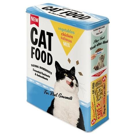 Plåtburk Cat Food Hög