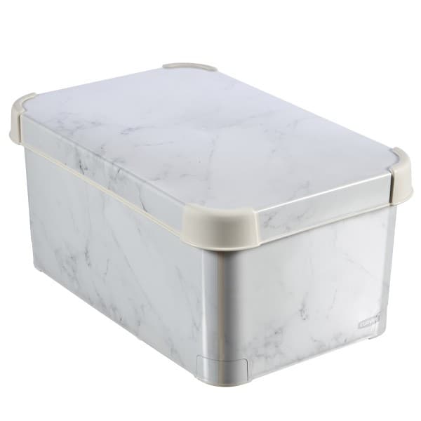 CURVER - En låda med lock, grå färg - 6L