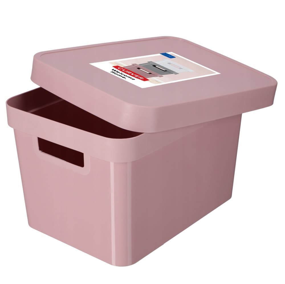 CURVER - LÅDA MED LOCK 17L ROSA