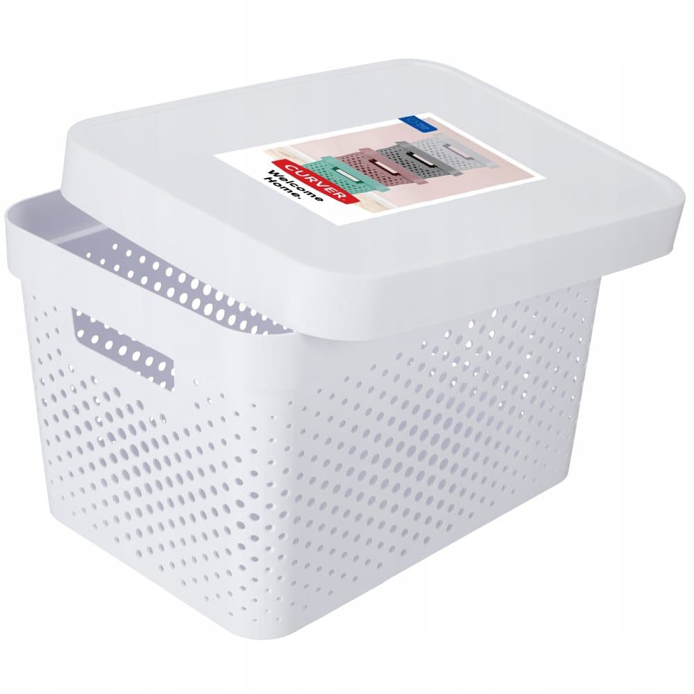 CURVER - LÅDA MED LOCK 17 L VIT