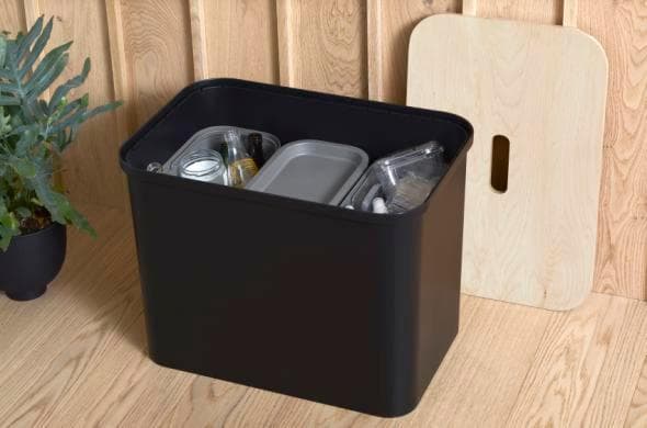 Källsortering med lock SmartStore Collect 13L Grå
