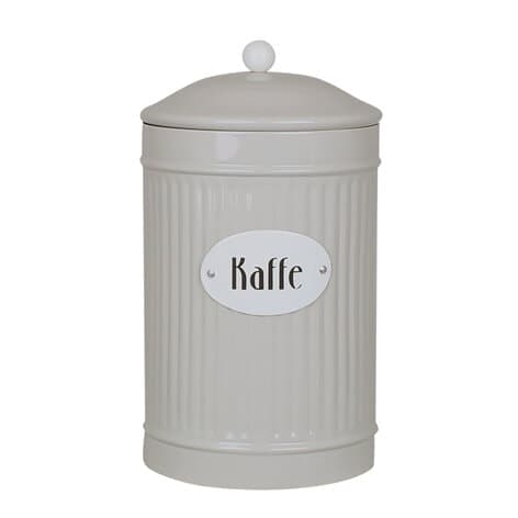 Plåtburk Hugo Kaffe Beige
