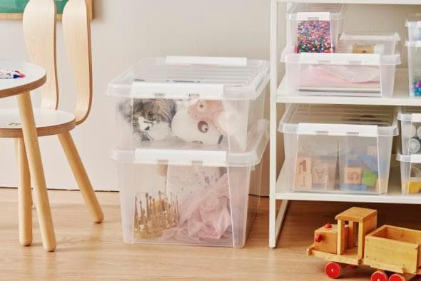 Förvaringsbox m lock & 6 insatser SmartStore Classic 15