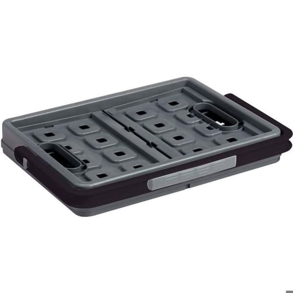 Fällbar kasse - FAST - 24 L - Grå - Plast - 43,5 cm x 31 cm x 21,3 cm