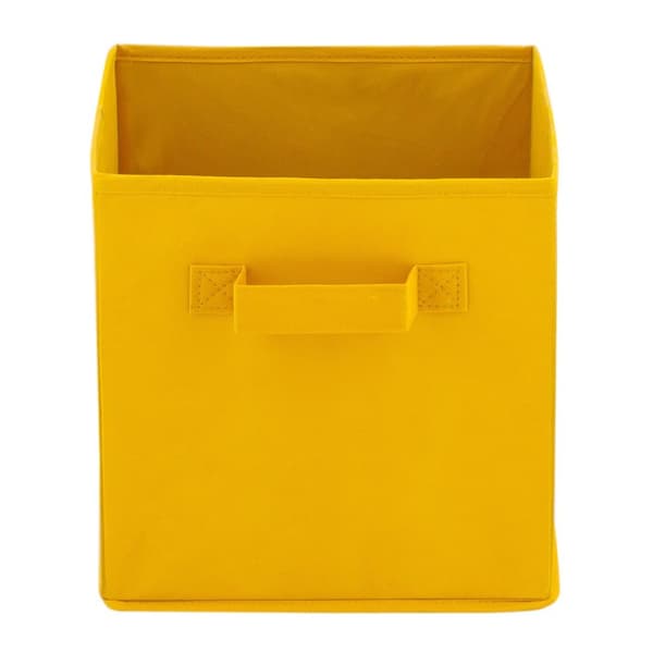 Förvaringslådor vikbar ruta 26 cm 6 -pack lagringslåda -Guld