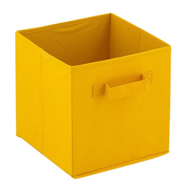Förvaringslådor vikbar ruta 26 cm 6 -pack lagringslåda -Guld