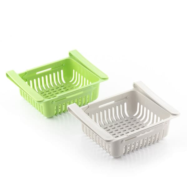 Justerbar kylskåpsorganisation Friwer InnovaGoods (2 st)
