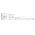 Miniatyrbild 4 av 5: Korgset DKD Home Decor Vit Bambu 40 x 30 x 46 cm (5 Delar)