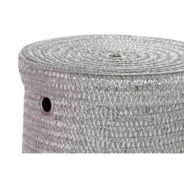 Multibrug kurv DKD Home Decor Grå Pink polypropylen 42 x 42 x 52,5 cm 4 Kg