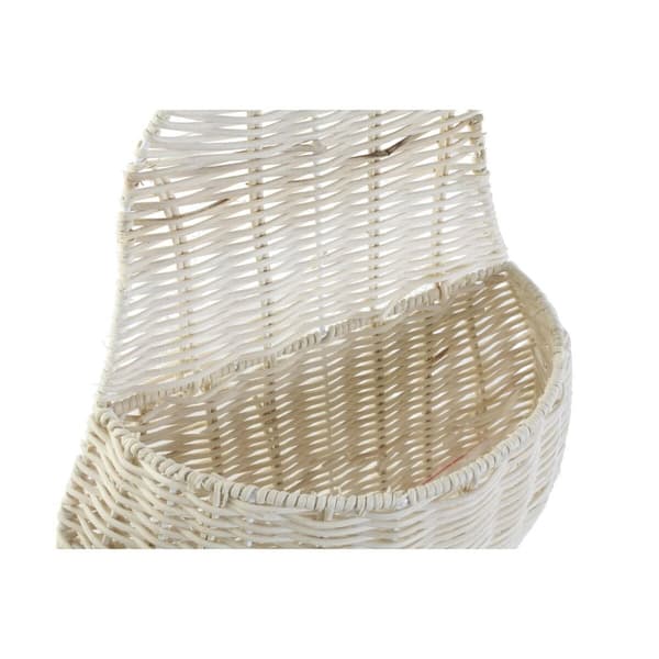 Kurv DKD Home Decor Væg 55 x 33 x 14 cm Spanskrør (2 enheder)