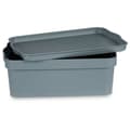 Miniatyrbillede 3 af 3: Opbevaringsboks med låg Kipit TP593-2 Grå Plastik 6 L 21,5 x 11 x 32 cm (12 enheder)