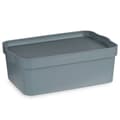 Miniatyrbillede 2 af 3: Opbevaringsboks med låg Kipit TP593-2 Grå Plastik 6 L 21,5 x 11 x 32 cm (12 enheder)