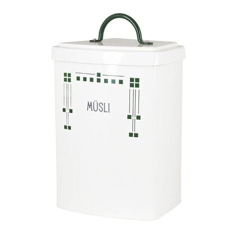 Plåtburk Ines Müsli Grön