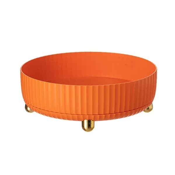 Kosmetik opbevaring boks roterende bord plade hudpleje opbevaring kurv efterbehandling boks husholdning lys luksus opbevaring boks bakke