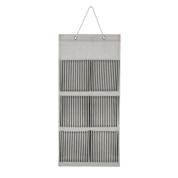 Flerfunktionell förvaring Versa Svart Vägg 56 x 26 cm