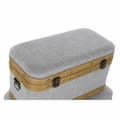 Pikkukuva 4 / 4: Arkkusetti DKD Home Decor 60 x 36 x 34 cm Luonnollinen Harmaa Puu