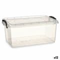 Miniatyrbild 1 av 3: Förvaringslåda med lock Kipit TP546-1 Transparent Plast (12 antal)