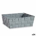 Miniatyrbild 1 av 4: Multifunktionell korg Kipit A3-6930A9 Grå Tyg 2,4 L 20 x 8 x 24 cm (24 antal)