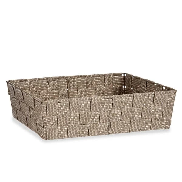 Monikäyttöinen kori Kipit A3-6885 Beige Kangas 3,8 L 34 x 8,5 x 21 cm (18 osaa)