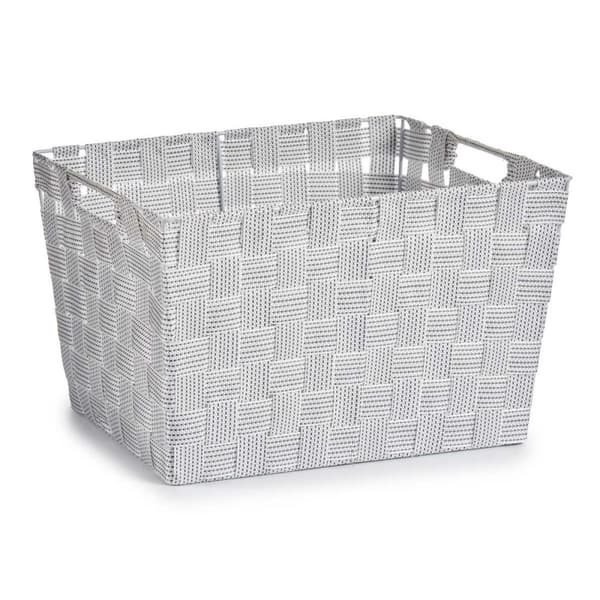 Vasketøjskurv Kipit A3-6875 Hvid Klæde 10 L 25 x 20 x 35 cm (12 enheder)
