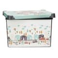 Miniatyrbillede 3 af 3: Opbevaringsboks med låg Kipit STYLE BOX-22L-6 Plastik Vej 22 L 29,5 x 23,5 x 39,5 cm Børns (12 enheder)