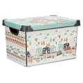 Miniatyrbillede 2 af 3: Opbevaringsboks med låg Kipit STYLE BOX-22L-6 Plastik Vej 22 L 29,5 x 23,5 x 39,5 cm Børns (12 enheder)