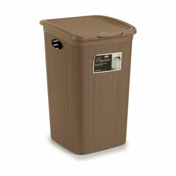 Tvättkorg Stefanplast Elegance Beige Plast 50 L 36,5 x 54,5 x 38 cm (6 antal)