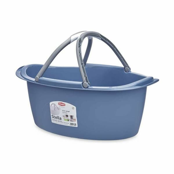 Vasketøjskurv Stefanplast PR181A Plastik 25 L 59 x 23 x 38 cm Med håndtag (30 enheder)