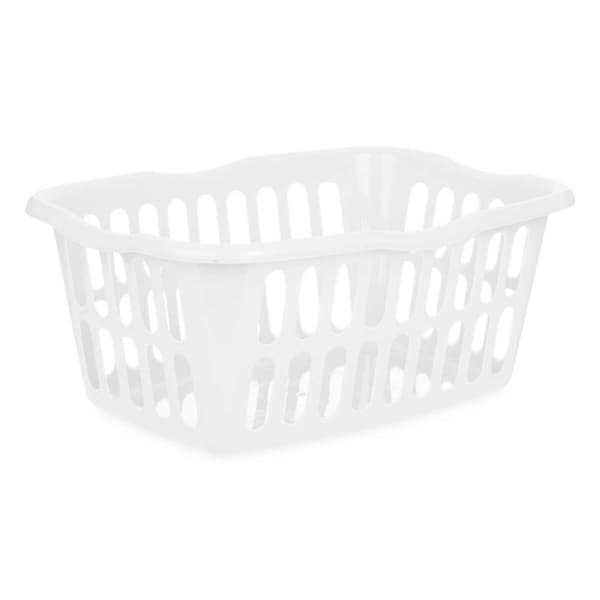 Kurv Kipit 8067-W Hvid polypropylen 50 L 58 x 24 x 42 cm (12 enheder)