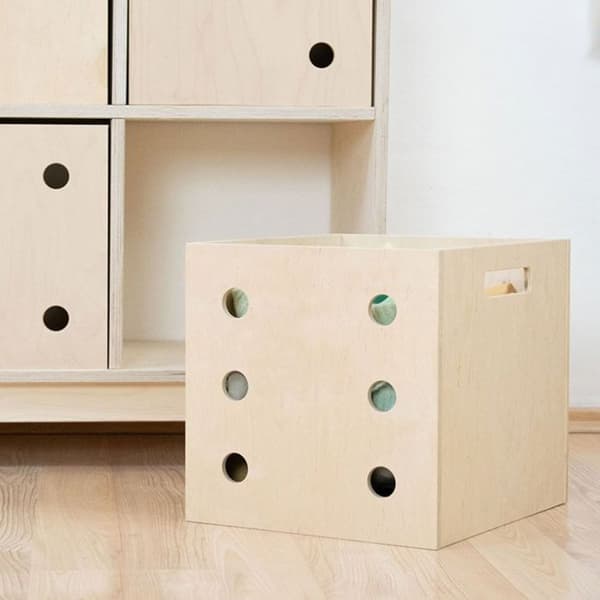 Naturlig DICE förvaringsbox 6