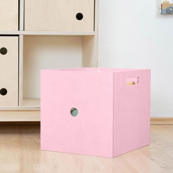 Förvaringslåda DICE rosa 1