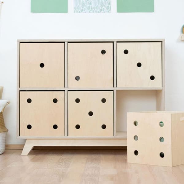 Lackerad DICE förvaringsbox 1