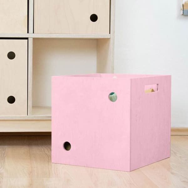 Förvaringslåda DICE rosa 2