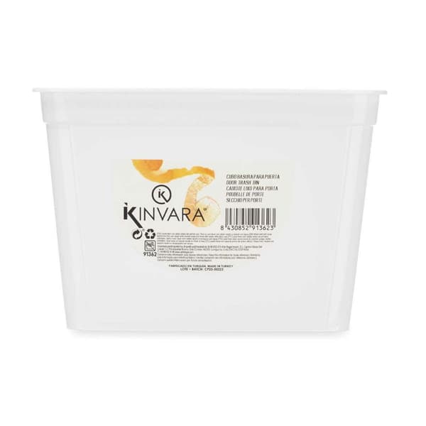 Roskapussiteline Kinvara 02 001 Valkoinen Muovinen 4 L (12 osaa)